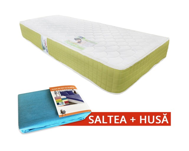 Set Saltea Pocket Spring Saltex 900x1900 + Husa cu elastic